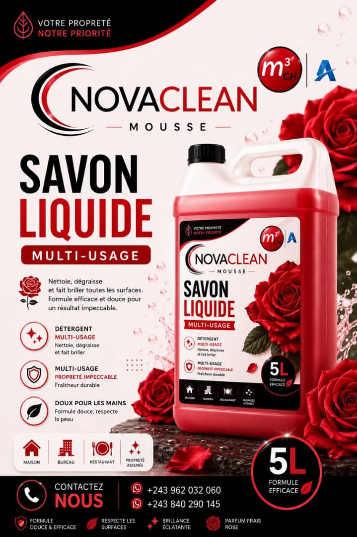Savon liquide — Rose intense 5 L
